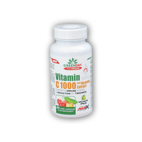 ProVEGAN Vitamina C 1000mg cu Acerola 60 capsule