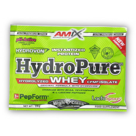 Hydro Pure Whey 33g pungă - ciocolată dublă