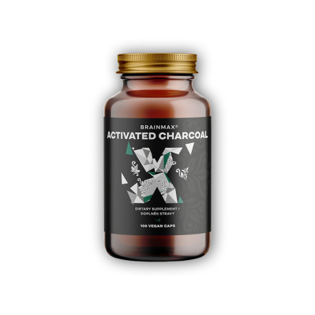 Cărbune activ din nucă de cocos. cochilii 575mg 100 au crescut. Capsule