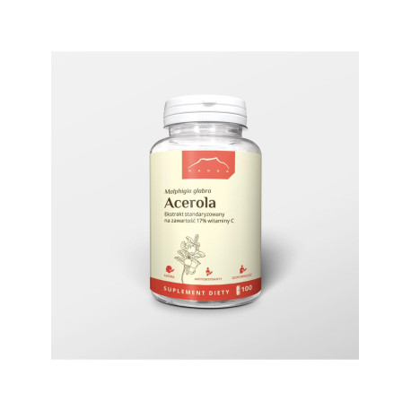 Extractul de Acerola 100 capsule x 500mg - 100