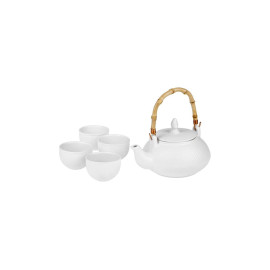 Set porțelan Tamari - Ceainic + 4 boluri