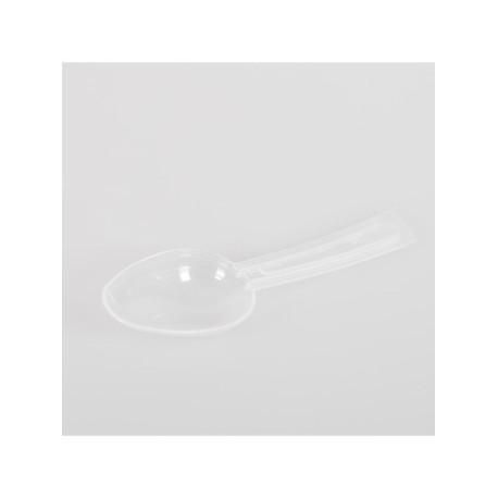 Lingură semicirculară 5 ml cu cântar - alb
