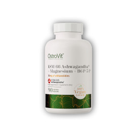 KSM-66 Ashwagandha + magneziu + B6 P-5-P VEGE 90 capsule