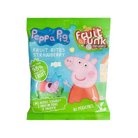 Fructe Funk Multibag Peppa Purceluș Căpșuni