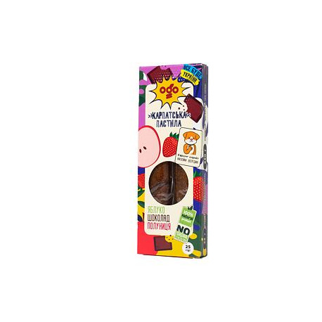 OGO Fruit Roll Mere și căpșuni cu ciocolată
