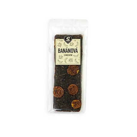 Baton de banane cu semințe de mușchi - 50g