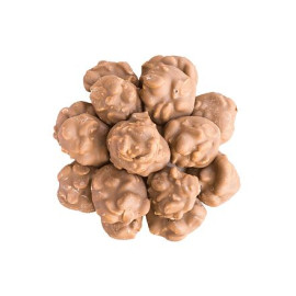 Bucăți de ciocolată caramel sărat cu alune