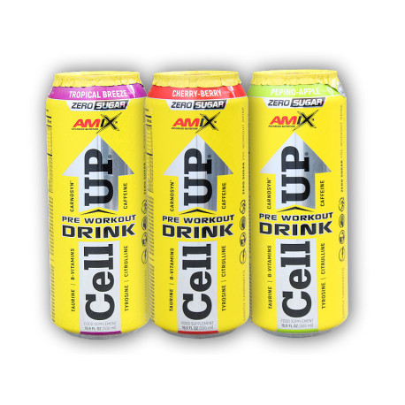 CellUP PreWorkout Drink 500ml - twister fructat