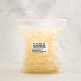 Capsule vegetariene transparente dimensiune 00 (mari) - 100 buc