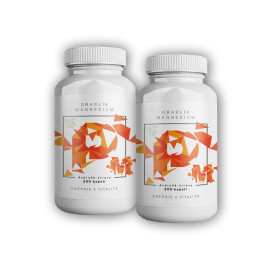 2x Potasiu Magneziu, Citrat de Potasiu + Malat de Magneziu 200 capsule vegetale