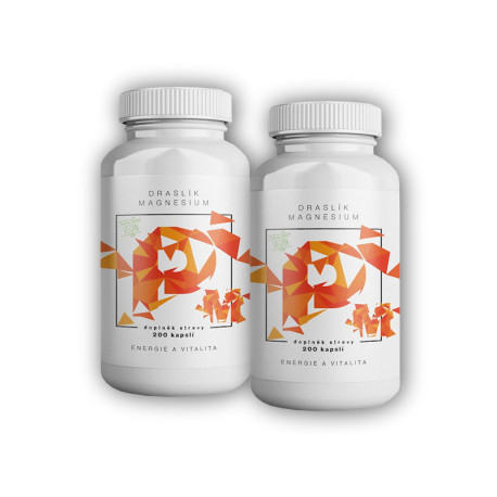 2x Potasiu Magneziu, Citrat de Potasiu + Malat de Magneziu 200 capsule vegetale