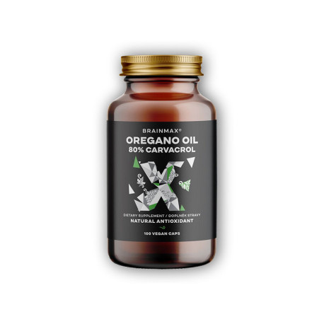 Ulei de oregano 80% Carvacrol 100 capsule vegetale