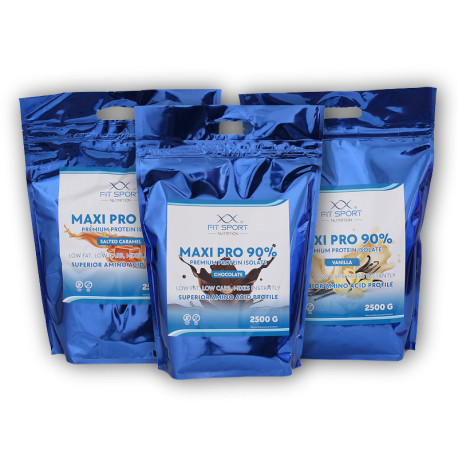 3x Maxi Pro 90% 2500g - caramel sărat