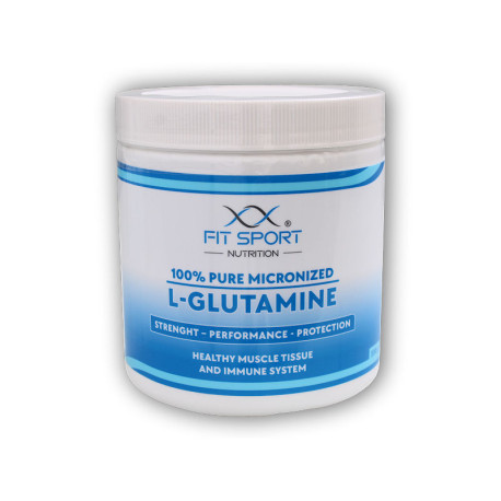 L-glutamină micronizată 100% pură 330g