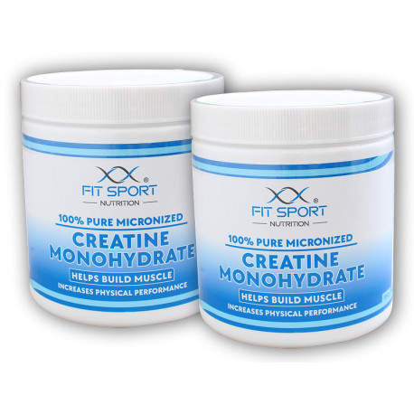 2x Creatină Micronizată 100% Pură Monohidrat 330g
