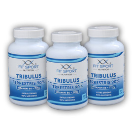 3x Tribulus Terrestris 90% + Vitamina B6 + Zinc 100 capsule