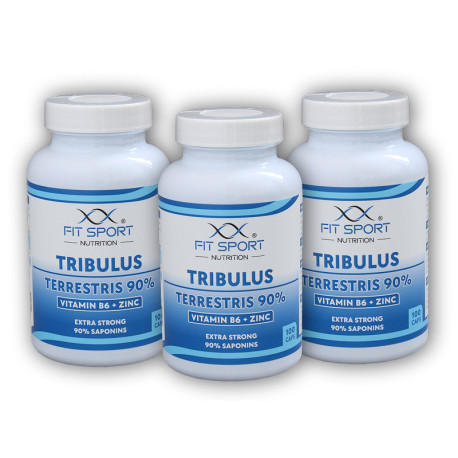 3x Tribulus Terrestris 90% + Vitamina B6 + Zinc 100 capsule