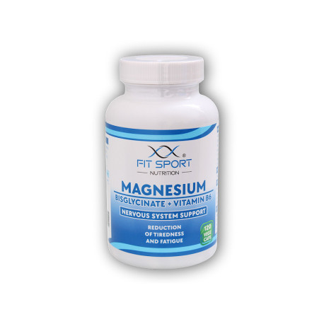 Bisglicinat de magneziu + vitamina B6 120 capsule vegetale - Magneziu
