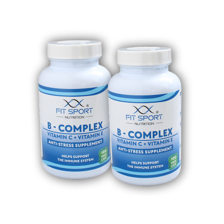 2x B-Complex + Vitamina C + Vitamina E 100 capsule vegetale