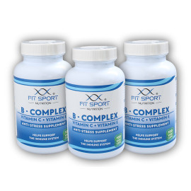 3x B-Complex + Vitamina C + Vitamina E 100 capsule vegetale