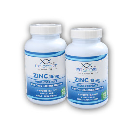 2x Zinc 15mg Bisglicinat 100 comprimate vegetale - Zinc