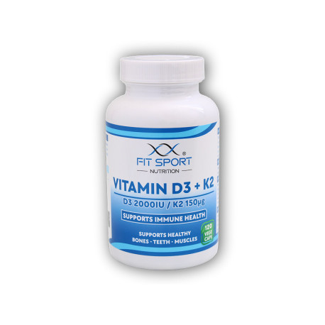 Vitamina D3 + K2 120 capsule vegetale