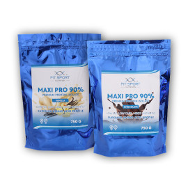 2x Maxi Pro 90% 750g - ciocolată albă nucă de cocos