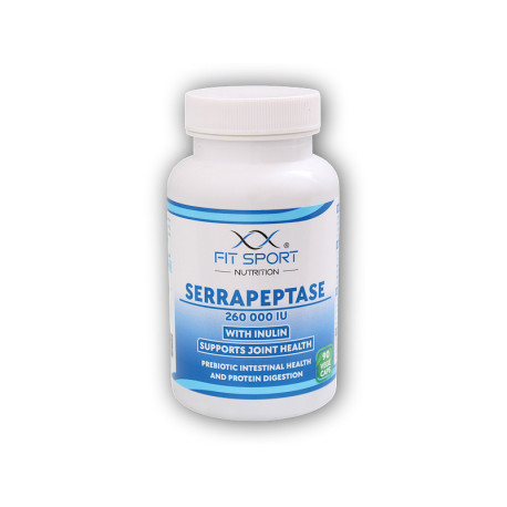 Serrapeptaza 260.000 UI cu inulină 90 capsule vegetale