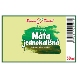 Monocalice de mentă (MTC) - Picături de plante ale lui Paul (tinctură) 50 ml