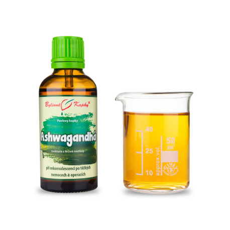 Picături de rădăcină de ashwagandha (tinctură) 50 ml