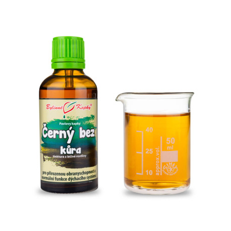 Picături de scoarță neagră de soc (tinctură) 50 ml