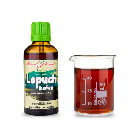 Picături de rădăcină mare de brusture (tinctură) 50 ml