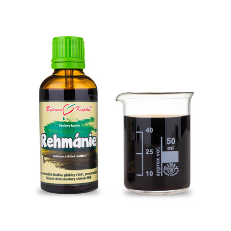 Rehmania picături lipicioase (tinctură) 50 ml