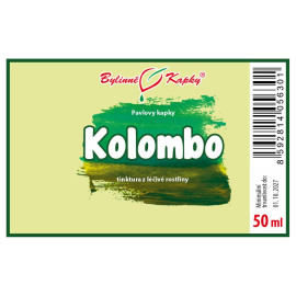 Picături de colombo (tinctură) 50 ml