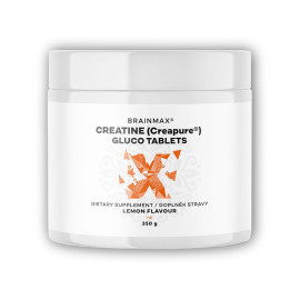 Creatină Creapure Gluco comprimate Lămâie, Creatină Monohidrat 350g 115 comprimate