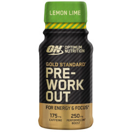 Optimum Nutrition Standard Preworkout Shot 60ml Lămâie Lime