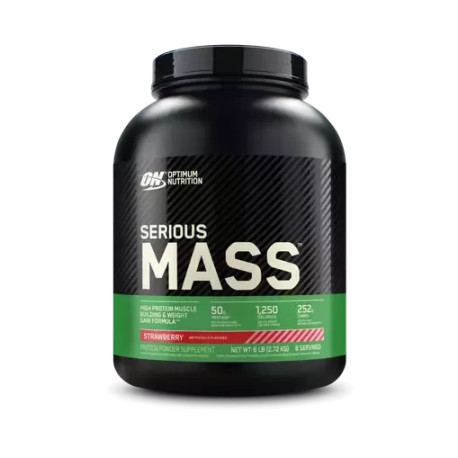 Optimum Nutrition Serious Mass 2730g Căpșuni