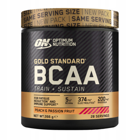 Optimum Nutrition BCAA Train + Sustain 266g piersici și fructul pasiunii