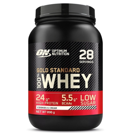 Optimum Nutrition 100% Whey Gold 900g Cremă de prăjituri