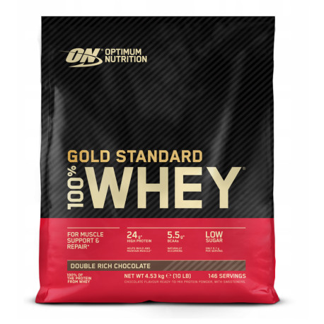Optimum Nutrition 100% Whey Gold 4540g Ciocolată