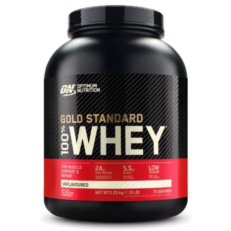 Optimum Nutrition 100% Whey Gold 2270g fără aromă