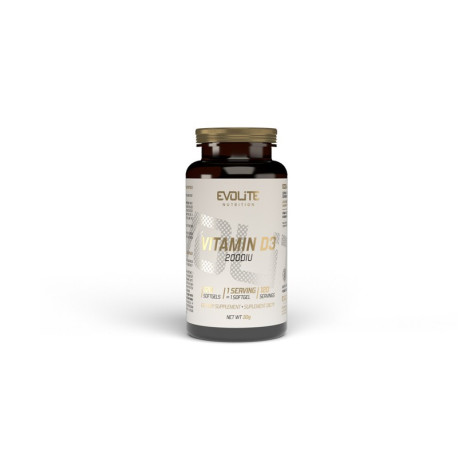 Evolite Vitamina D3 2000IU 120 capsule moi