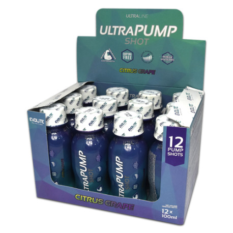 Evolite Ultra Pump Shot 100ml Lămâie Lime Cireș (12 Shots)