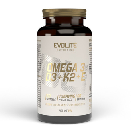 Capsule moi Evolite Omega 3 + D3 + K2 MK7 + E 60