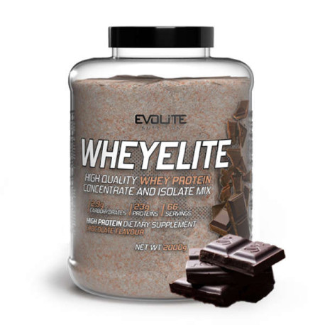 Evolite Nutrition Wheyelite 2000g Arome duble de ciocolată