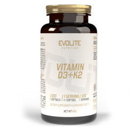 Evolite Nutrition Vitamina D3+K2 120 capsule moi