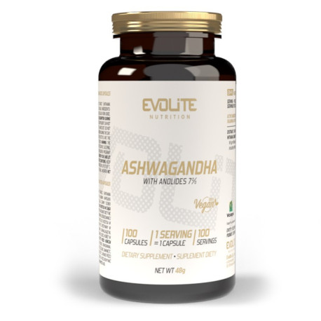 Evolite Nutrition Ashwagandha 100 VegeCaps