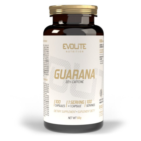 Evolite Guarana 22% Cofeină 455mg 100 Vcaps