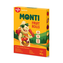 MONTI Amestec de tuburi de fructe - 9x90g