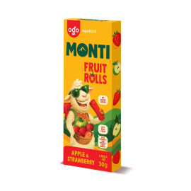 MONTI Tub de fructe Mere și căpșuni - 30g